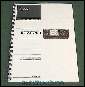 Icom IC-746PRO Instruction manual